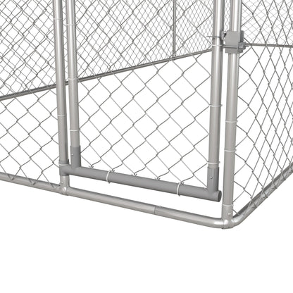 PawHut 19.7' x 7.5' x 7.5' Outdoor Dog Kennel W/ Waterproof Roof