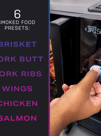 2025 GE Profile – Smart Indoor Smoker – Black