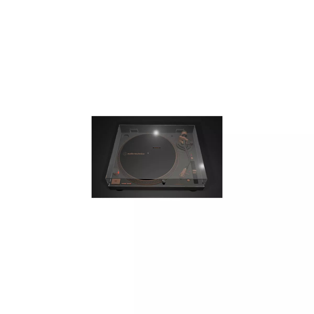 Audio Technica AT-LP120XUSB-BZ Direct Drive USB Turntable, Bronze – 3-Speed, Built-in Preamp, Vinyl to Digital Conversion