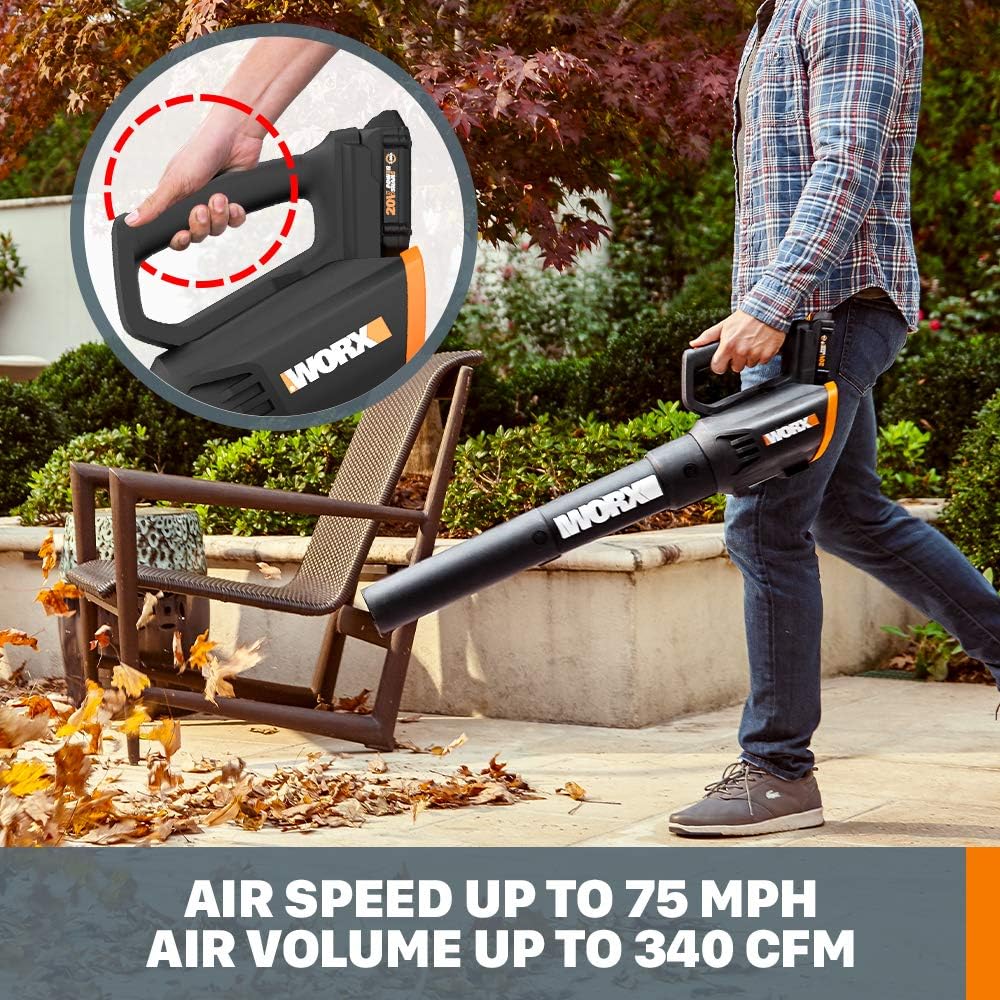 20V GT Revolution 12" 4.0Ah Cordless String Trimmer & Turbine Leaf Blower Power Share Combo Kit - WG930.3 (Batteries & Charger Included)