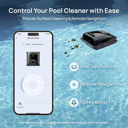 Beatbot AquaSense 2 Pro Cordless Pool Vacuum Robot, Unmatched 5-in-1 Cleaning, Surface Parking, Skims Water Surface with APP Control, Water Clarification, for Pools up to 3,875 Sq.ft Emerald Green