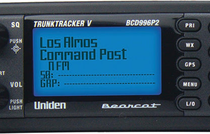BCD996P2 Digital Mobile TrunkTracker V Scanner, 25,000 Dynamically Allocated Channels, Close Call RF Capture Technology, 4-Line Alpha display, Base/Mobile Design, Phase 2