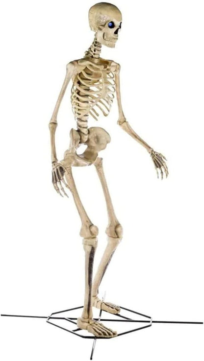 2025 Home Accents 12 ft. Giant-Sized Skeleton with LifeEyes NO250058