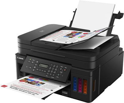 All-in-one Printer Home Office | Wireless Super Tank Printer | Copier | Scan, | Fax and ADF with Mobile Printing, Black, Works with Alexa